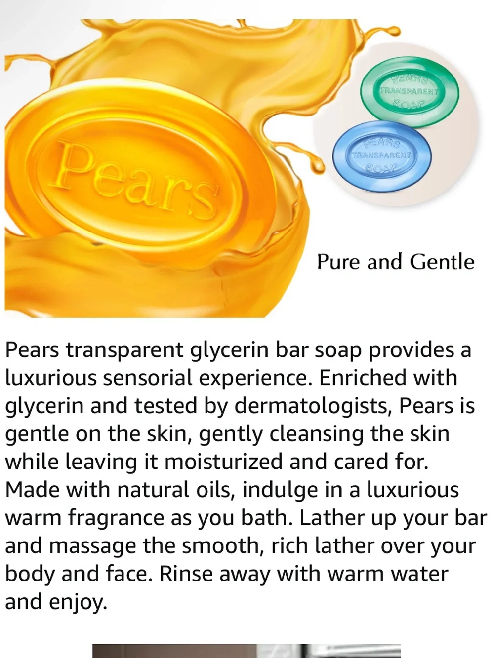 Pears Transparent Glycerin Soap Variety 3-Pack 🧼✨